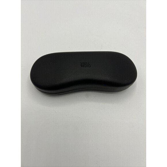 Vera Wang Black Small Eyeglass Contoured Clamshell Hard Case Brand New - Picture 1 of 7